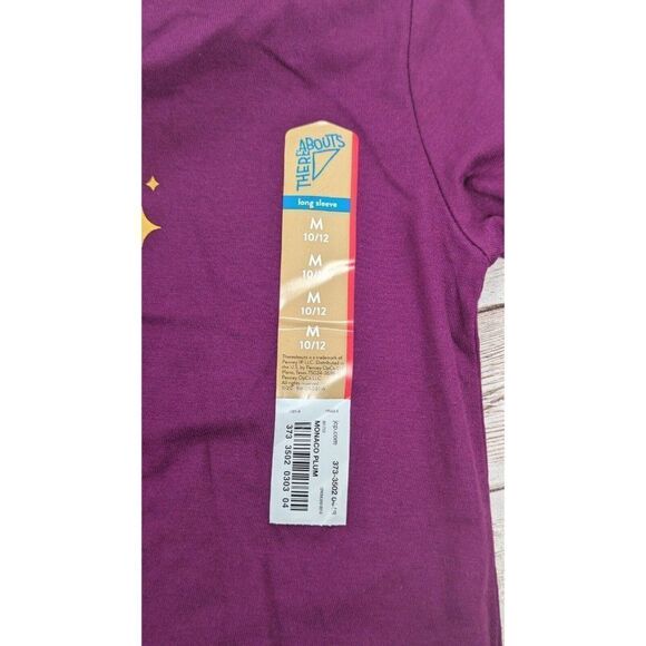 There Abouts Girls M (10/12) Purple Long Sleeve T Shirt We Are in This Together - Picture 8 of 8